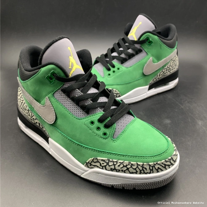Official Maikesneakers shoes Oregon Ducks PE AJ3 Air Retro Tinker 3 867493 Jordan 0810